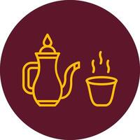Arabisch koffie vector icoon