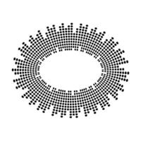 abstract equalizer muziek- geluid Golf cirkel vector icoon symbool. logo ontwerp, ronde lijn icoon, cirkel item, elementen achtergrond, illustratie