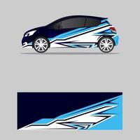 auto inpakken busje sticker grafisch abstract lijn streep racing achtergrond vector