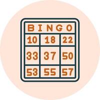 bingo vector icoon