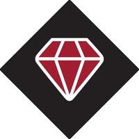 diamant vector pictogram