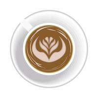 elegante koffiekop vector