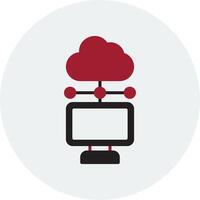 cloud computing vector icon