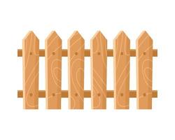 houten hek tuin vector