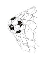 ballon in net vector