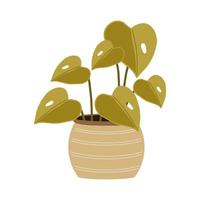 potplant decoratie vector