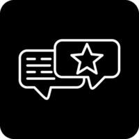 feedback vector pictogram