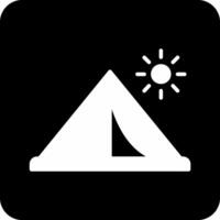 tent vector pictogram