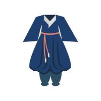 Koreaanse traditionele kleding vector