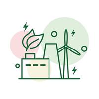 energie groen eco vector