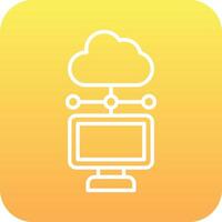 cloud computing vector icon