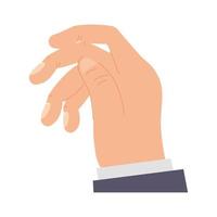 pictogram mannenhand vector