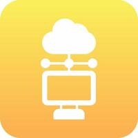 cloud computing vector icon