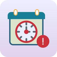 deadline vector pictogram