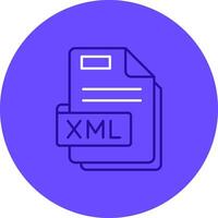 xml duo afstemmen kleur cirkel icoon vector