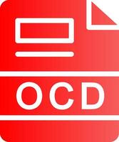 ocd creatief icoon ontwerp vector