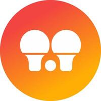 ping pong creatief icoon ontwerp vector