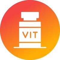 vitamine creatief icoon ontwerp vector