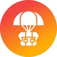 airdrop creatief icoon ontwerp vector