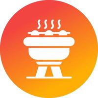 barbecue creatief icoon ontwerp vector