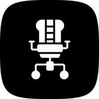 gaming stoel creatief icoon ontwerp vector