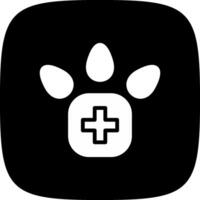 veterinair voet creatief icoon ontwerp vector