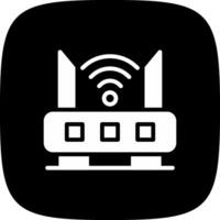 router creatief icoon ontwerp vector