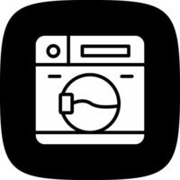 het wassen machine creatief icoon ontwerp vector