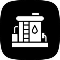 olie tank creatief icoon ontwerp vector