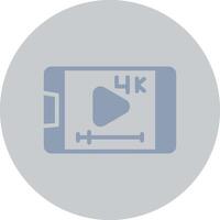 video streaming creatief icoon ontwerp vector