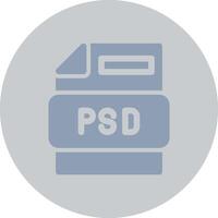 psd het dossier creatief icoon ontwerp vector