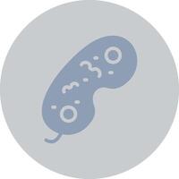 bacterie creatief icoon ontwerp vector