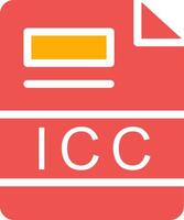 icc creatief icoon ontwerp vector