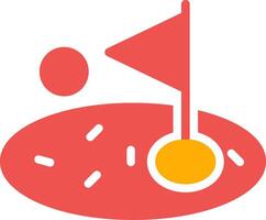 golf creatief icoon ontwerp vector