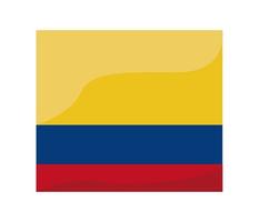 Colombia verzet zich tegen vlag vector