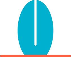 surfboard creatief icoon ontwerp vector