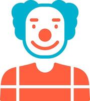 clown creatief icoon ontwerp vector