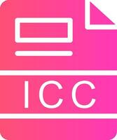 icc creatief icoon ontwerp vector