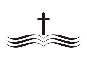 Vectorillustratie van christelijk logo vector