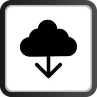 wolk downloaden creatief icoon ontwerp vector