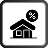 huis hypotheek creatief icoon ontwerp vector
