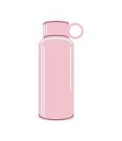 plastic thermos accessoire vector