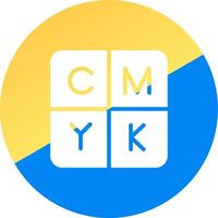 cmyk creatief icoon ontwerp vector