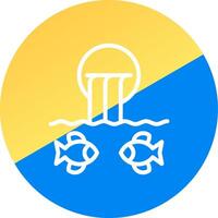 rivier- visvangst creatief icoon ontwerp vector