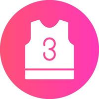 basketbal Jersey creatief icoon ontwerp vector