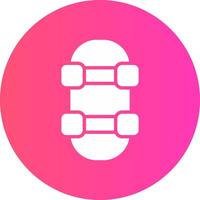 skateboard creatief icoon ontwerp vector