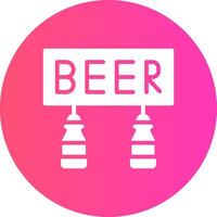 bieren creatief icoon ontwerp vector