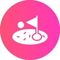 golf creatief icoon ontwerp vector