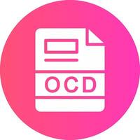 ocd creatief icoon ontwerp vector