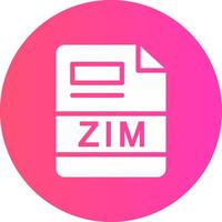 zim creatief icoon ontwerp vector